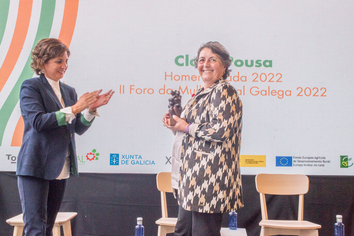 O II Foro da Muller Rural Galega de Eu Rural homenaxea a Clara Pousa, un referente do empoderamento feminino